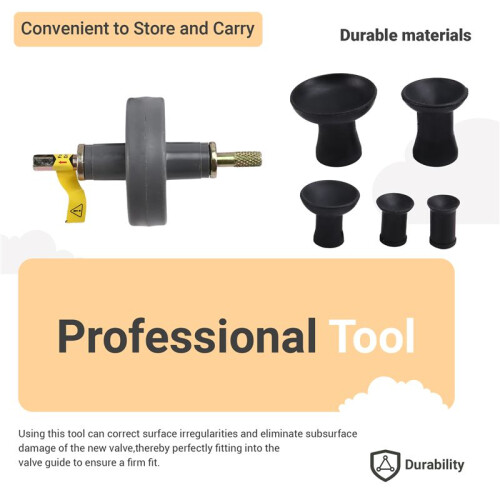 Valve Lapping Tool Kit Small Engine Valve Lapper Kit with 4 Suction Plates Electric Valve Grinding Tool 1