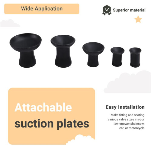 Valve Lapping Tool Kit Small Engine Valve Lapper Kit with 4 Suction Plates Electric Valve Grinding Tool 2