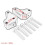 Motorcycle Handlebar Raise Pad Handle Bar Riser for  GTR1400 2008-2022 Height Increasing Pad Silver 7