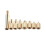 Heat Insert Nut Iron Tip M2-M8 Brass Hot Melt Nut Heat Insertion Tool for 3D Printer Heat Set Insert Soldering Iron Tips 5