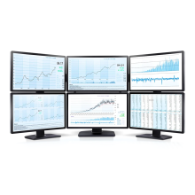 Hex 6 x 23" Computer Monitor setup 1920X1080 HDMI - Refurbished