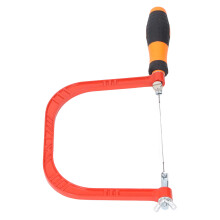 5in Aluminum Alloy Coping Saw Kit with 5 Blades for Wood & Soft Metals