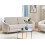 Beliani Sofa 3 Seater TROSA Fabric Beige 2