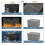Fireproof File Box, Data Folding Storage Box, Home Office Document Book Archive Box, Storage Box 3