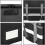 Fireproof File Box, Data Folding Storage Box, Home Office Document Book Archive Box, Storage Box 7