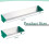 2 Peças 6 Polegadas 16 Polegadas Dual  Alumínio Emulsão Scoop Coater para Silk Screen Printing Coating Tool 6