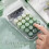 Gradient Large Button Calculator Large Screen Electronic Calculator 10 Digit Student Specific Calculator 5