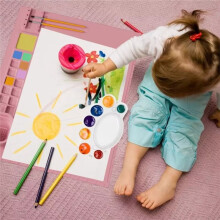 Silicone Painting Mat Crafts Non-Stick Art Silicone Mat Large Graffiti Painting Mat Art Supplies