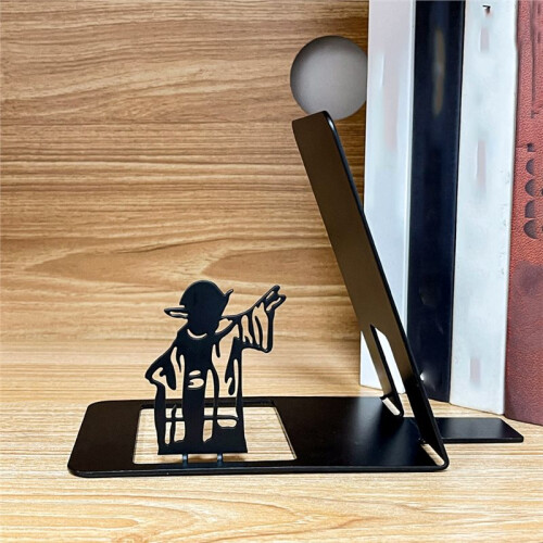 Bookend Foldable Book End Home Decor Gift for Family Students Desktop Decoration Study Stationery 1