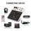 Debra V4 Audio Interface Mixing Console  USB Record PC 48V Phantom Power Delay 4 Channels USB Audio Mixer EU Plug 3