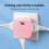 EU Plug 180 Degree Rotatable Converter 3-1 EU to US Extension Plug Multi-Plug Wireless Outlet Adapter Socket 6