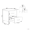 Beliani 2 Drawer Bedside Table MALAVI Metal Pink 3
