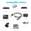 XLR Male to Dual 6.35mm Plug Audio Microphone Cable Microphone Cable Adapter Y-Splitter 2m 4