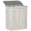 Beliani Laundry Basket KALTHOTA Bamboo Grey 100 L 5