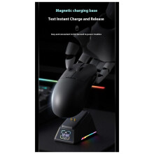 Ajazz AJ159 APEX Souris Sans Fil Tri-Mode 2.4G 8KHZ 42000DPI Faible Dela Ordinateur Portable Bureau Gamer Pc Souris de Jeu Noir