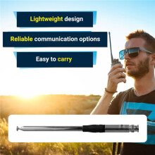 Walkie-Talkie-Antenne, 27 MHz, CB, Einziehbar, Hohe Verstärkung, Tragbares Radio, Walkie-Talkie-Antenne, BNC-Anschlüsse