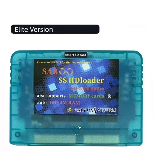 Burn Card SAROO SS HDLoader /TF Card Direct Reading to   Saturn Console Games Without CD Arcade Elite Version 1