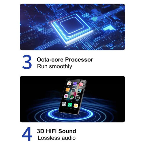 WiFi MP3 Player  5.0 MP5 Player 4.0 Inch Full Touch Screen Android  System MP4 Music Player 2