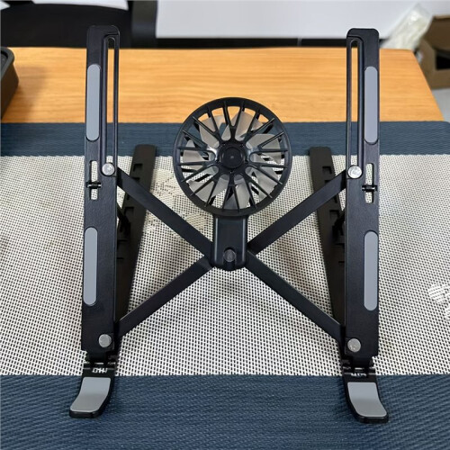 Supporto per Ventola Regolabile per Laptop, Base di Raffreddamento Resistente e Stabile, Adatto per Laptop e Tablet da 10-17 Pollici A 1