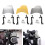 Protezione Schermo Parabrezza Moto per  Scrambler 400 800(Argento) 3