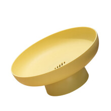 Piatto da frutta giallo Diametro 26,5 cm Altezza 11,5 cm 330 g