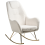 Beliani Rocking Chair GULSELE Boucle Off-White 4