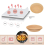 Airfryer wegwerppapier voor friteuses 100 stuks Wit 4