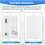 Tuya WiFi Temperature  Sensor 2.4G WiFi Temperature  Sensor   with 1M Temperature Probe 4
