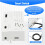 Tuya WiFi Temperature  Sensor 2.4G WiFi Temperature  Sensor   with 1M Temperature Probe 6
