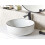 Beliani Countertop Basin XERT  420 mm Ceramic White 2