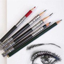 30PCS Pencil Extender Holder Adjustable Pencil Lengthener Tool Coupling Device for School Art Writing