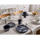 Beliani 16-Piece Dinnerware Set TAMARIND Porcelain White/Blue 2