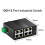 Industrial  de 8 Portas 100M com Ethernet, Compatível com Trilho DIN, Conecte e Use e Proteção IP40 10