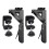 4 Pièces Support Pliable Clavier D'Ordinateur Support D'Extension de Bureau Support de Bras de Clavier Support de Bureau Pliant pour Moniteur 9
