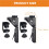 4 Pièces Support Pliable Clavier D'Ordinateur Support D'Extension de Bureau Support de Bras de Clavier Support de Bureau Pliant pour Moniteur 10
