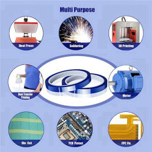 20mm Heat Resistant Tape for Sublimation , 33m (108 Ft) 3Inch Core High Temp, Strong Adhesion, , 6 Pack