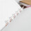 200Pcs Rose Gold Push Pins ThumbTacks Transparent Plastic Round  Map Tacks 6