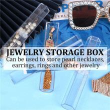 30 Pcs Acrylic Pen Boxes Clear Ballpoint Pen Case Pencil Gift Box Pen Storage Container Hexagon Single for School Office