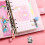 Kawaii A6 Ring Binder Notebook - Cute PU Leather Planner for Students and DIY Enthusiasts 3