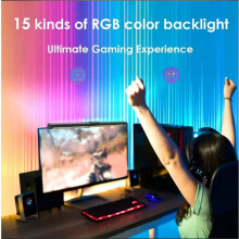 Barra de Luz para Monitor, Lámpara de Lectura USB Eye-Care, Luces LED de 50 cm para Computadora, Luz de Escritorio Regulable para Juegos en Casa,