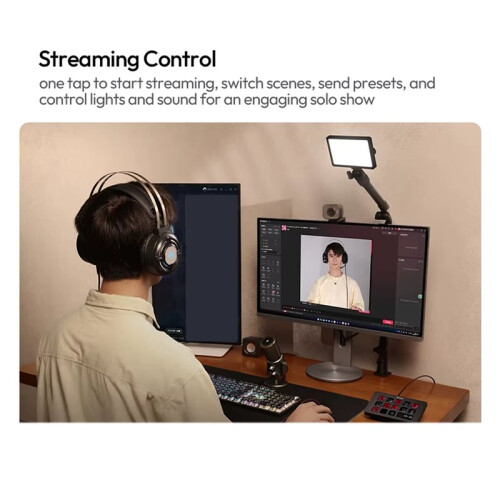 Ulanzi D200H Streaming Deck Dock Controller Intelligent Office Assistant Streamline Your Desk Setup