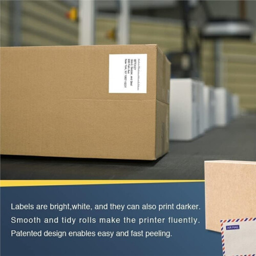 Thermal Label Paper, Compatible Continuous Labels Replacement for  DK-2205,Use with for  QL Label Printers