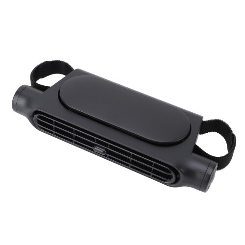 USB Car Seat Cooling Fan ABS 180g Black Multi-Speed Compact