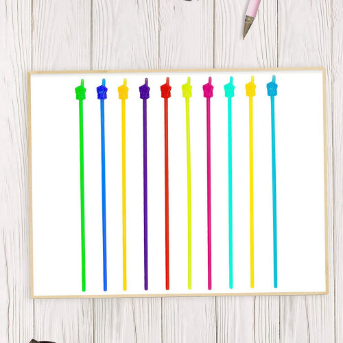 40 PCS  Hand Pointers Teachers Pointer Classroom and Presentation Finger Pointer Resin Finger Pointers Stick 2
