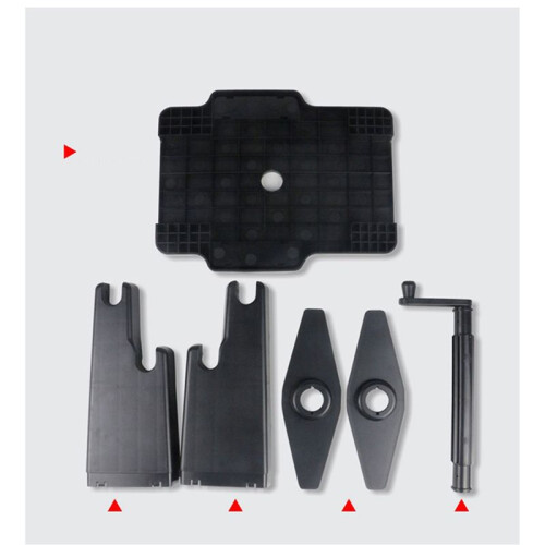 3X External Rolls Label Holder, 2 In 1 Fanfold Stack Paper Holder for Desktop Thermal Label Printer 1
