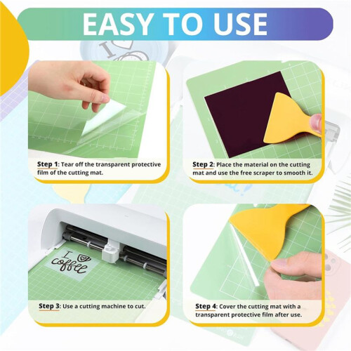 Tapetes de Corte para Joy Xtra, 9 Pacotes de Tapetes de Corte 8,5x12 Polegadas Adesivos Reutilizáveis Tapetes de Corte Almofada de Plotter 2