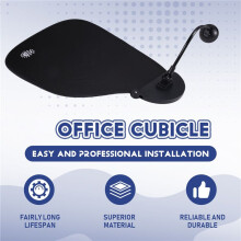 2X Verstelbare Kantoor- en Bureaulamp, Flexibele Bureaulamp voor Privacy, Minder Schittering en Comfort
