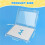 8 Pack A4 File Box Paper Storage Rack Document Protector for Magazines, Scrapbooks, Office School Supplies 8