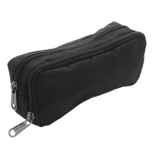 4X Capacity Pencil Case Oxford Storage Pouch Pen Case Simple Stationery Bag School Office Organizer Black