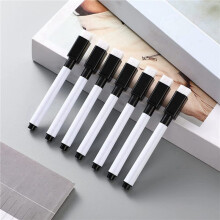400 Pieces Dry Erase Markers Whiteboard Black Dry Erase Markers with Rubber Cap Fine Tip Dry Erase Markers
